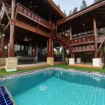 Rare Luxury Teakwood Pool Villa 3 Beds 2 Baths Pattaya